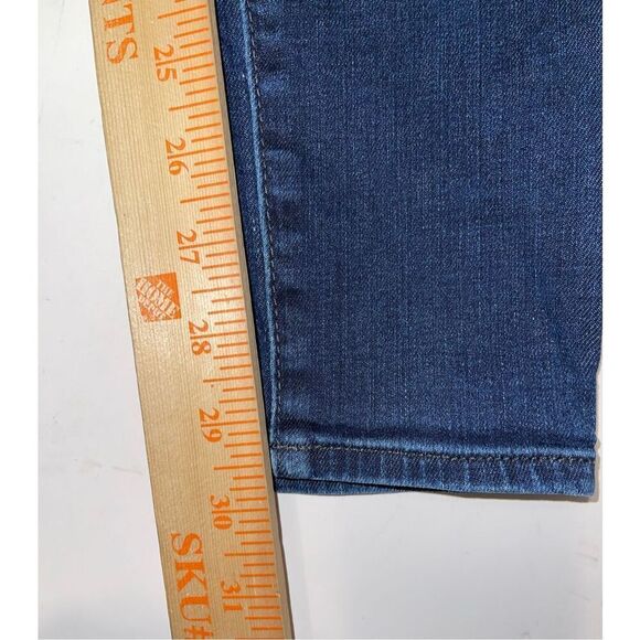 Adriano Goldschmied AG‎ 28R The Farrah Skinny High-Rise Dark Stretch Denim Jeans - Picture 2 of 8